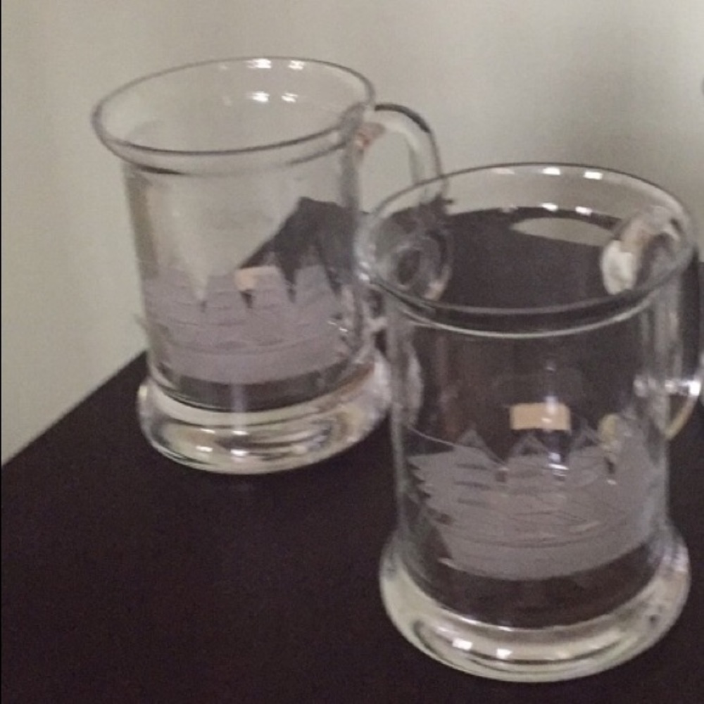 RARE - Tuscany Nautical Ship Vintage Glasses